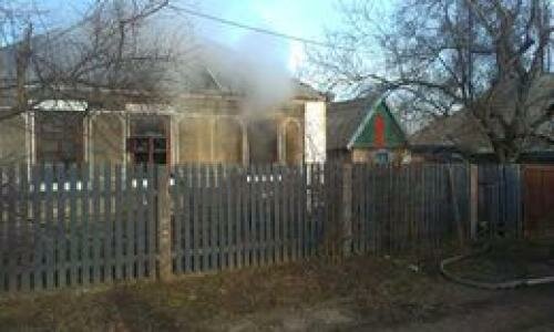 Донецкая область: во время ликвидации пожара спасатели обнаружили тело 45-летнего мужчины
