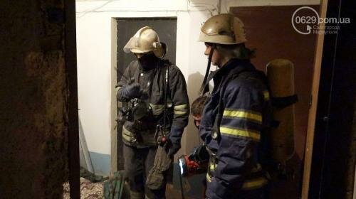 В Мариуполе на пожаре заживо сгорел мужчина (ФОТО)