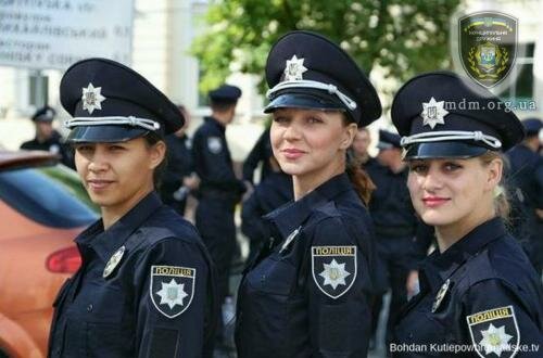 В Киеве приняли присягу новые полицейские. (ФОТО)
