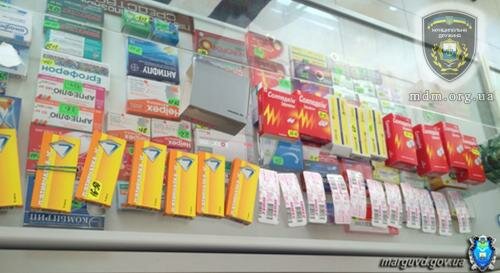 Более 2000 доз наркосодержащих лекарств, которые отпускались без рецепта, изъяли правоохранители в аптеках Мариуполя (ФОТО)