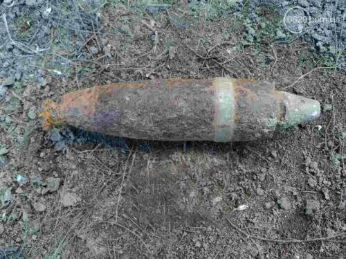 В Мариуполе нашли снаряд