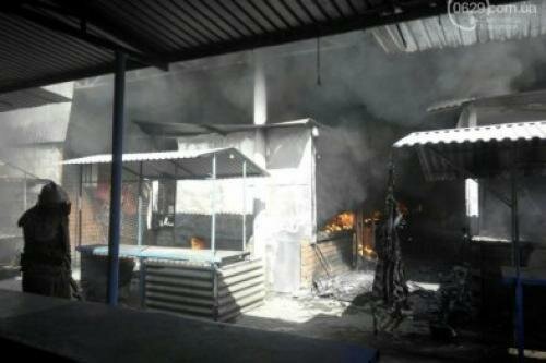 Пожар на рынке «Киевский» признали несчастным случаем