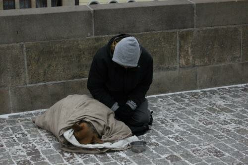 Мариупольские бездомные нуждаются в теплых вещах и обуви.
